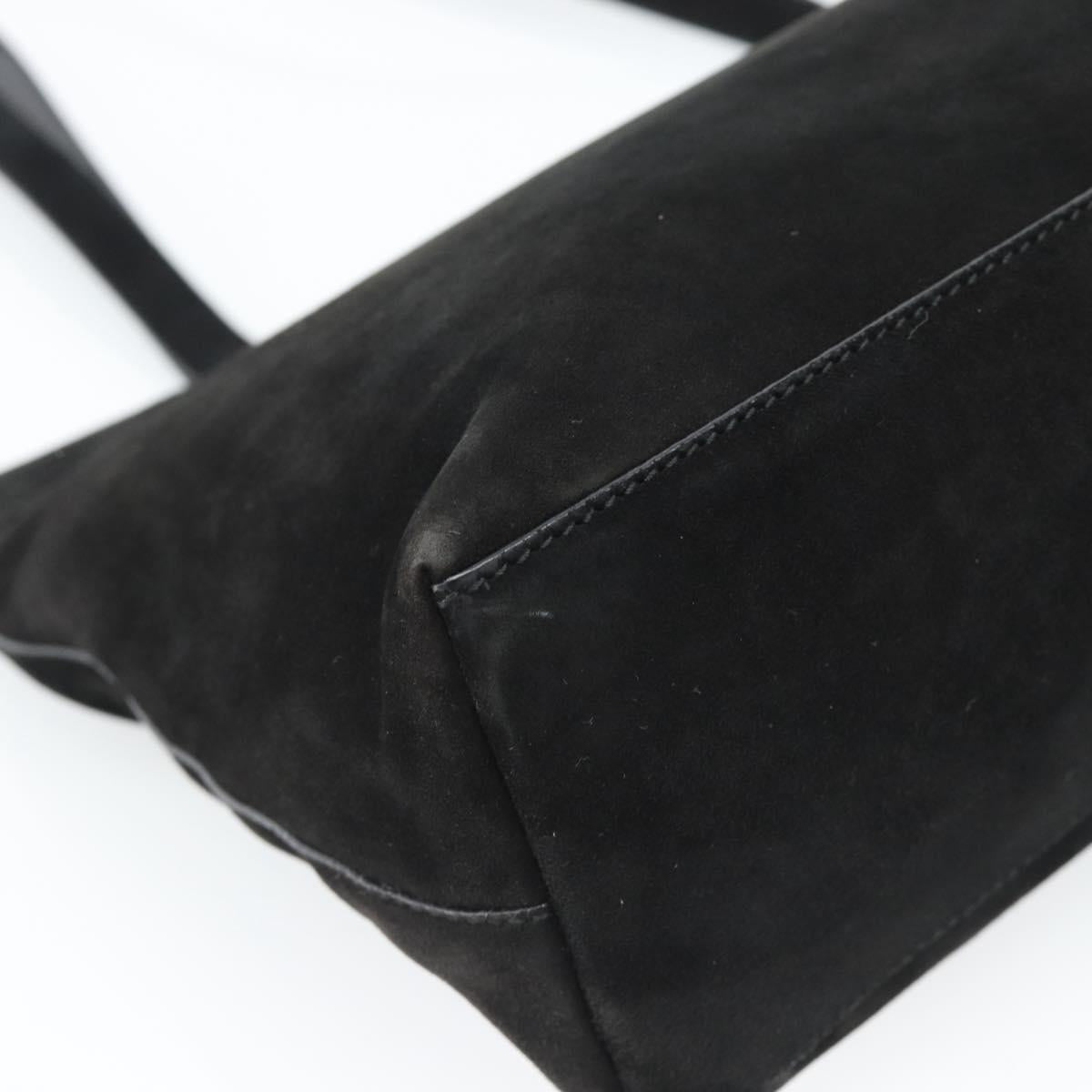Gucci Tom Ford Black Suede Shoulder Bag