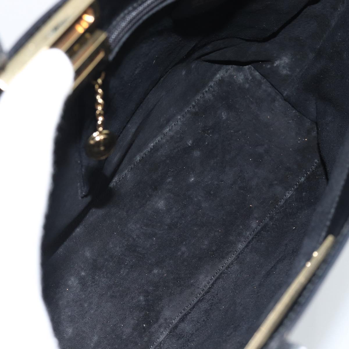 Gucci Tom Ford Black Suede Shoulder Bag