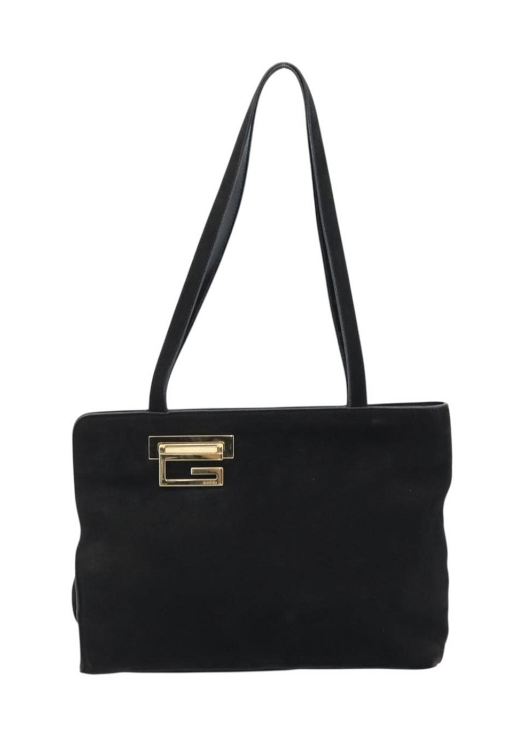Gucci Tom Ford Black Suede Shoulder Bag