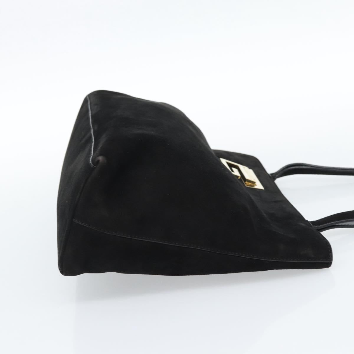 Gucci Tom Ford Black Suede Shoulder Bag