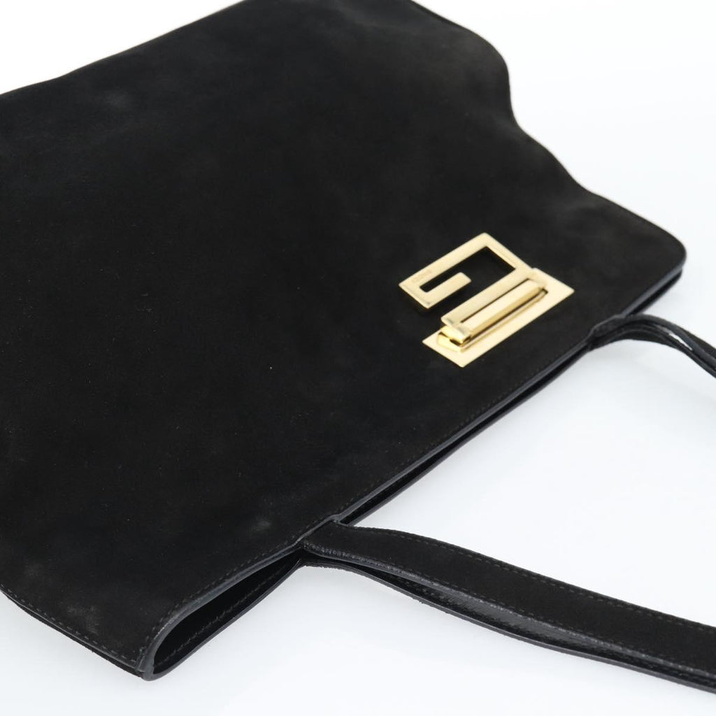 Gucci Tom Ford Black Suede Shoulder Bag