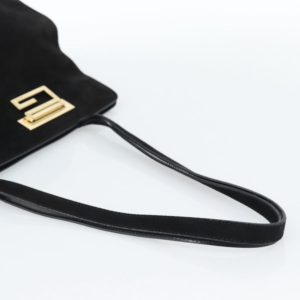 Gucci Tom Ford Black Suede Shoulder Bag