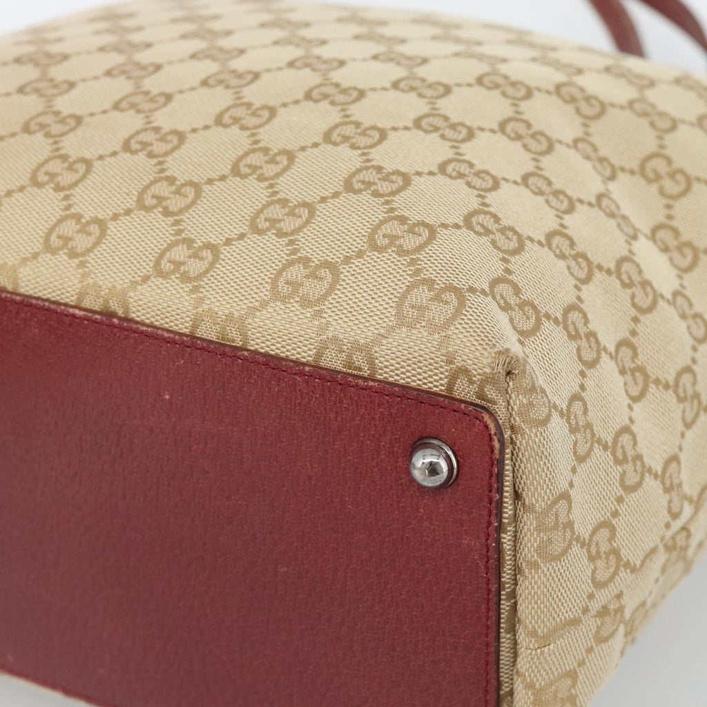 Gucci Cream and Red Tote