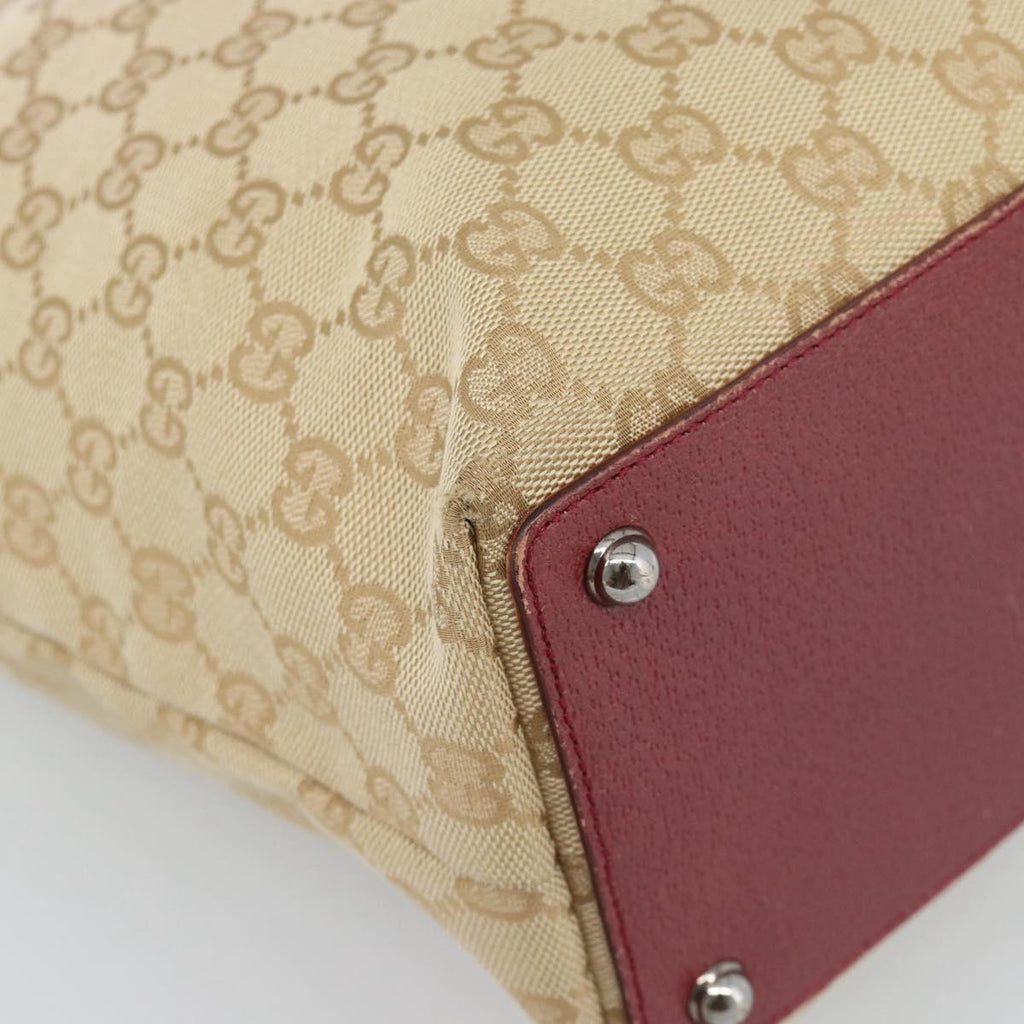 Gucci Cream and Red Tote