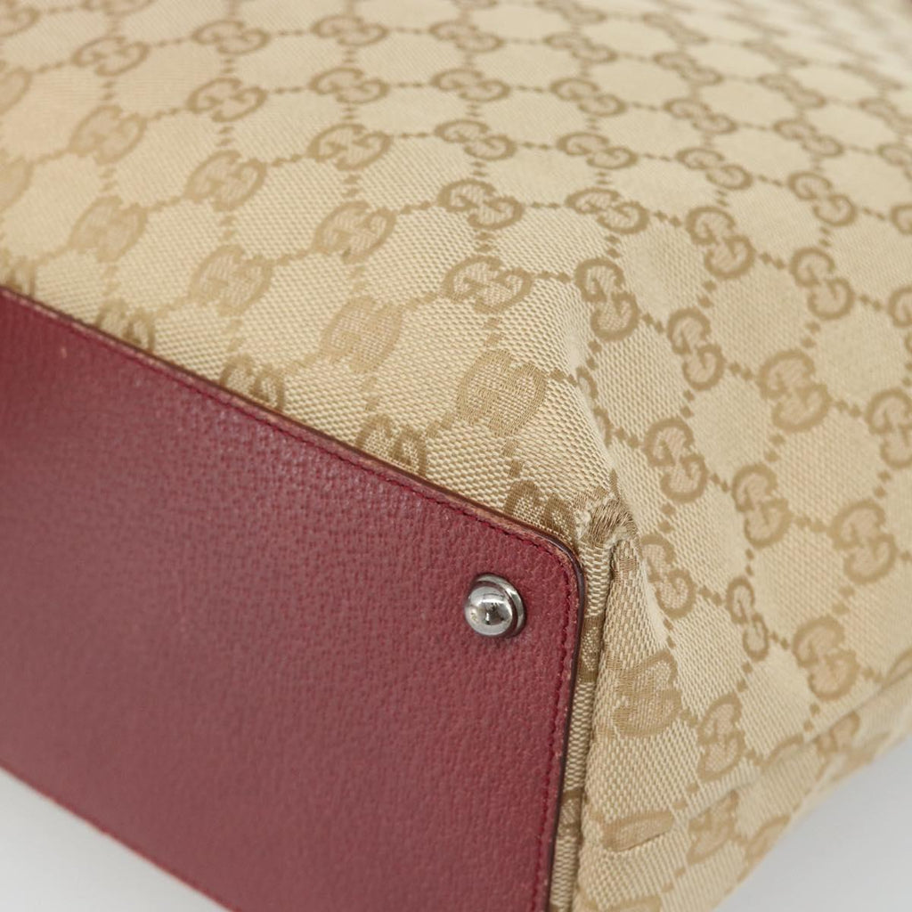 Gucci Cream and Red Tote