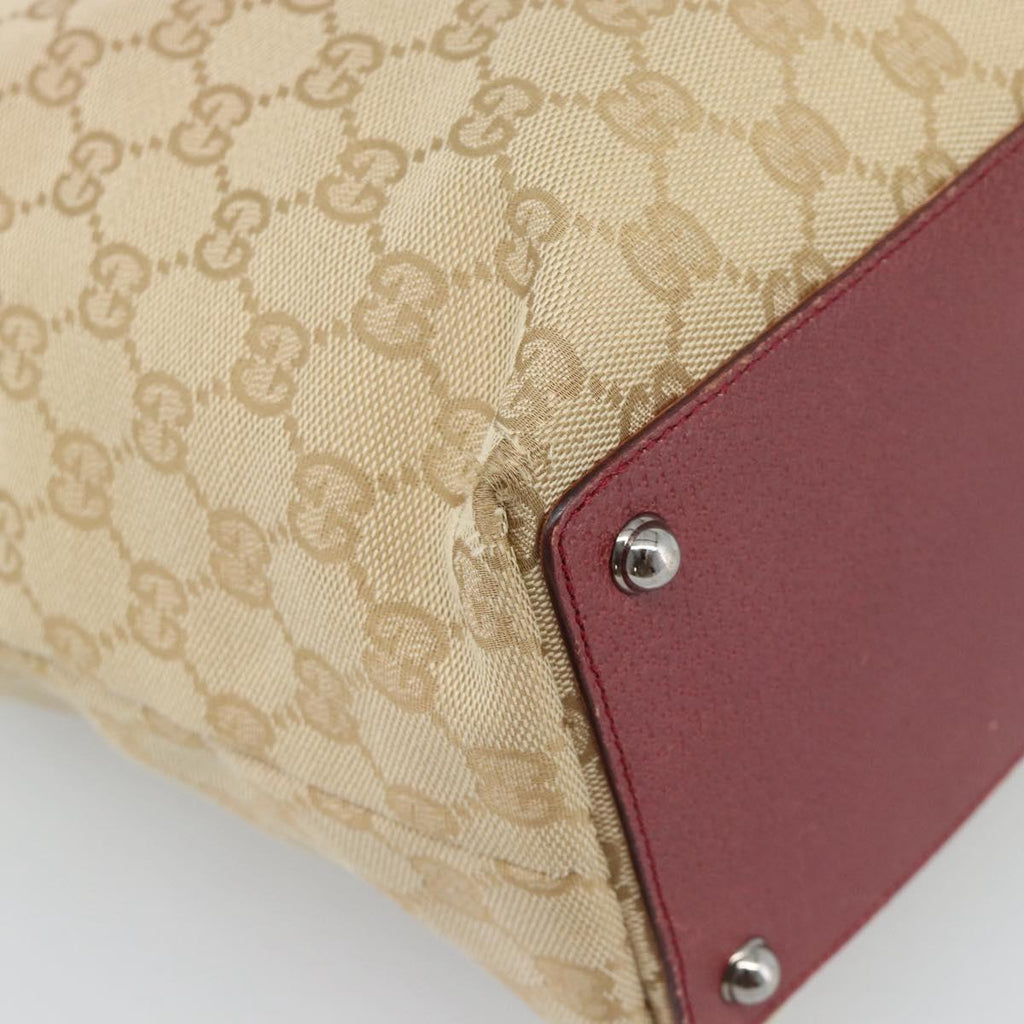 Gucci Cream and Red Tote
