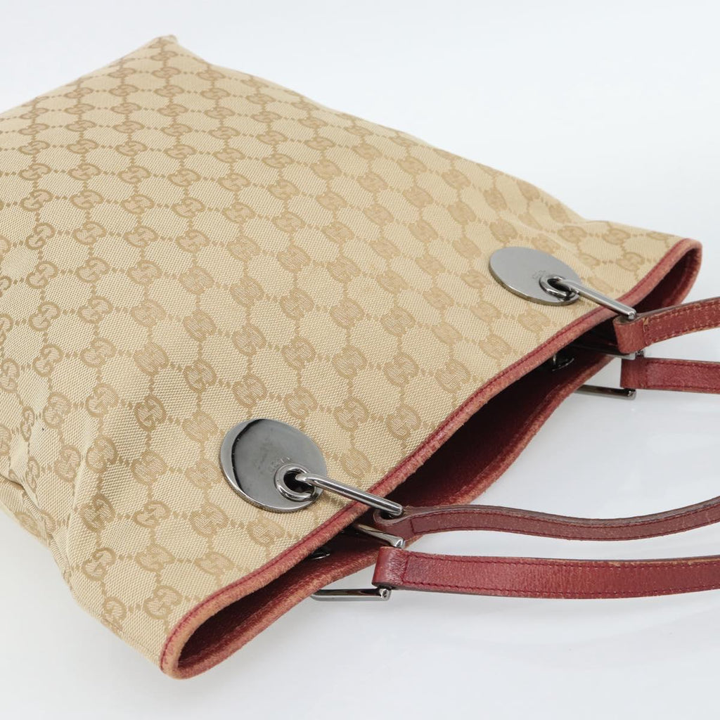 Gucci Cream and Red Tote