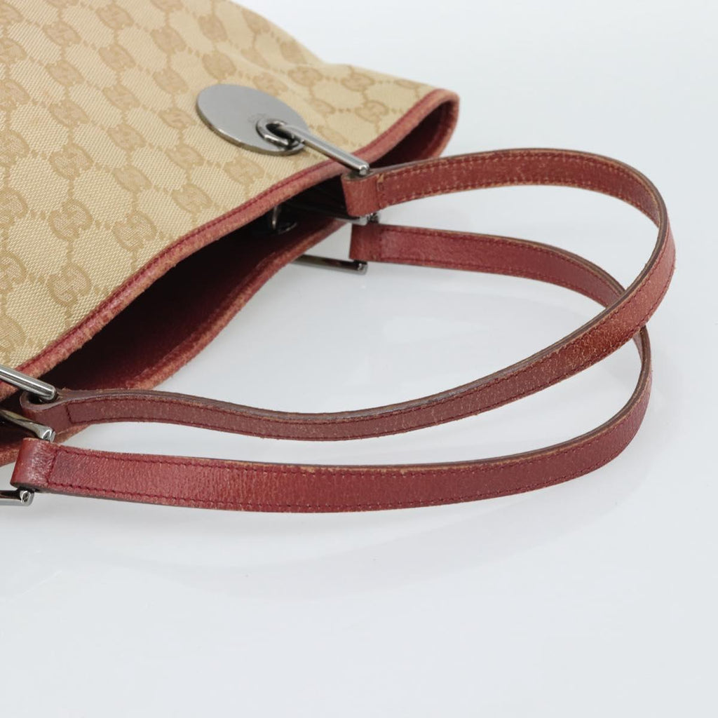 Gucci Cream and Red Tote