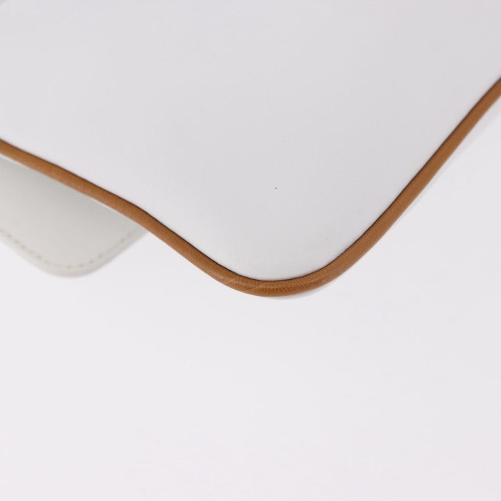 Celine White Clutch