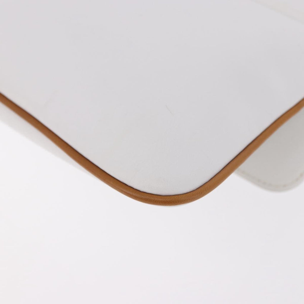 Celine White Clutch