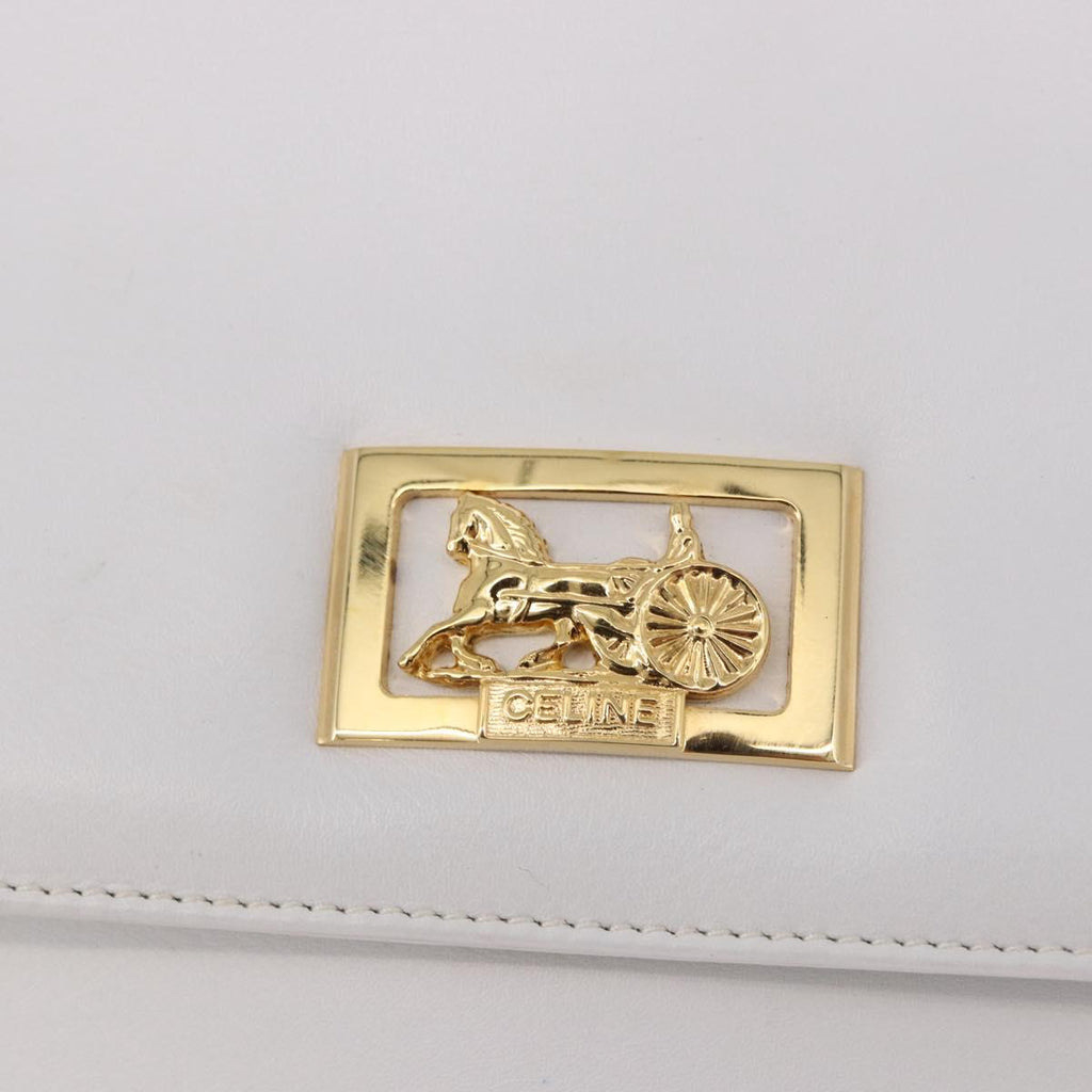 Celine White Clutch