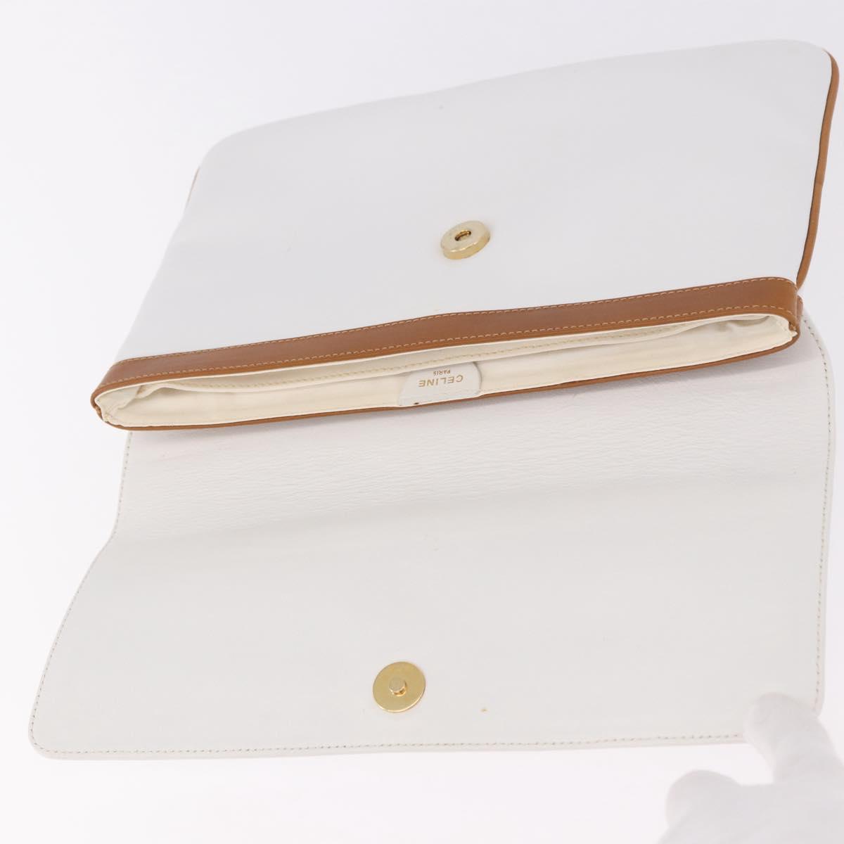 Celine White Clutch