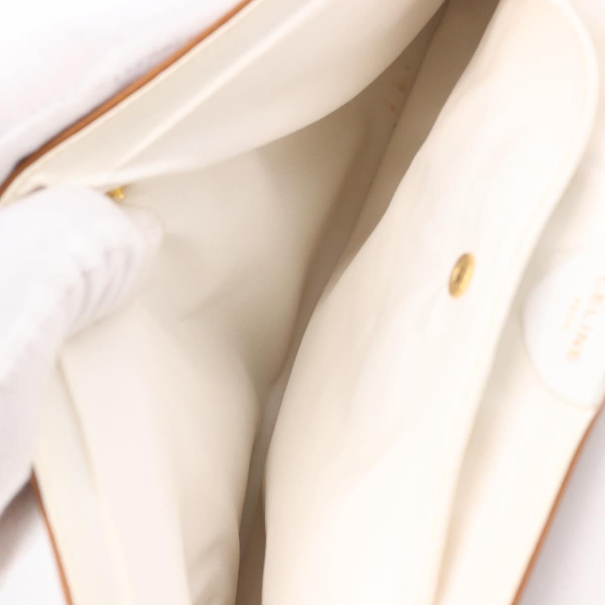 Celine White Clutch