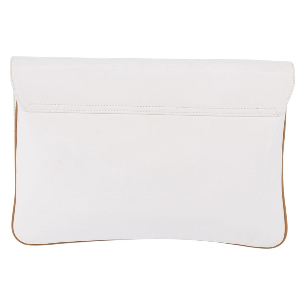 Celine White Clutch