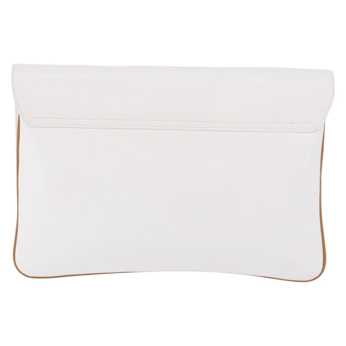 Celine White Clutch