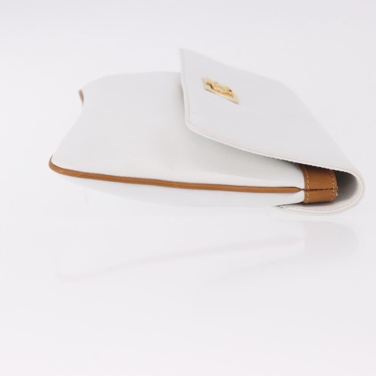 Celine White Clutch