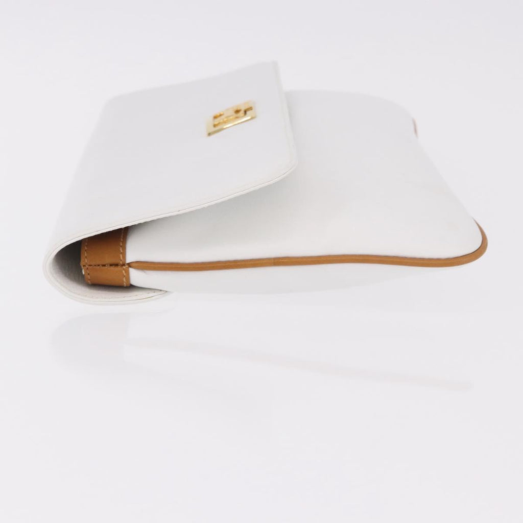 Celine White Clutch