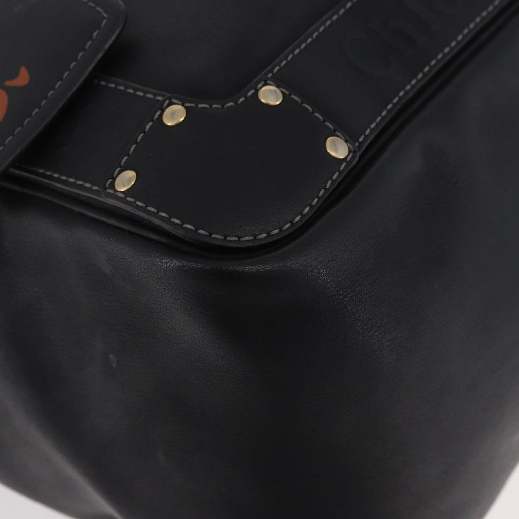 Chloe Black Leather Tote