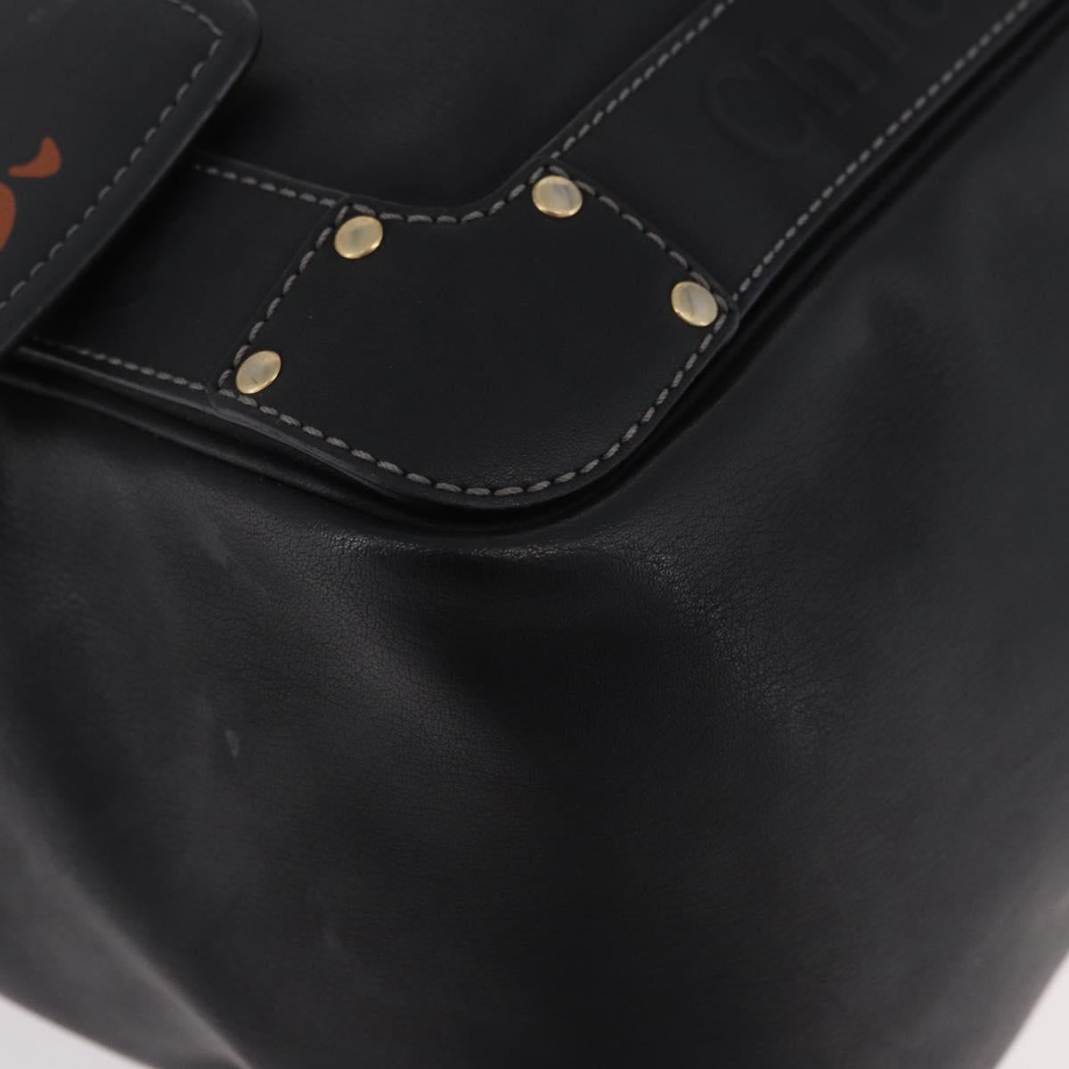 Chloe Black Leather Tote