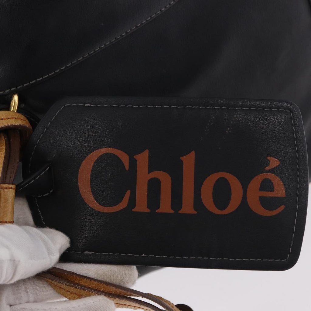 Chloe Black Leather Tote