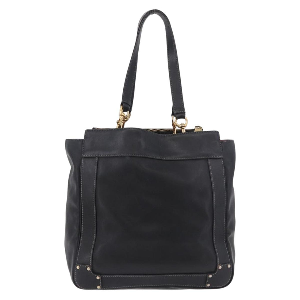 Chloe Black Leather Tote