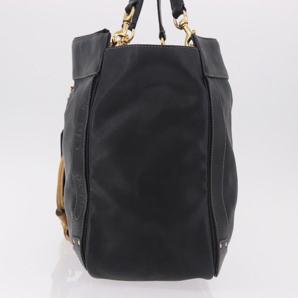 Chloe Black Leather Tote