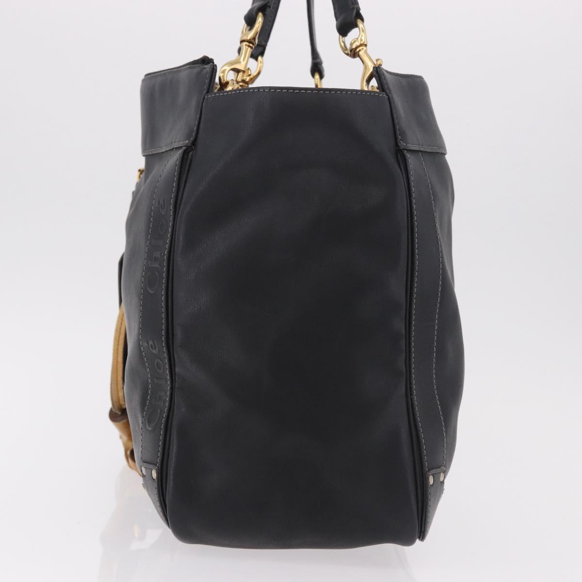 Chloe Black Leather Tote