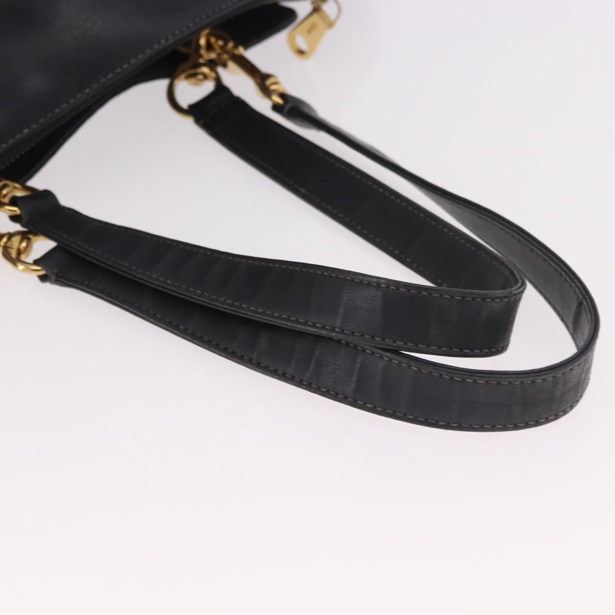 Chloe Black Leather Tote