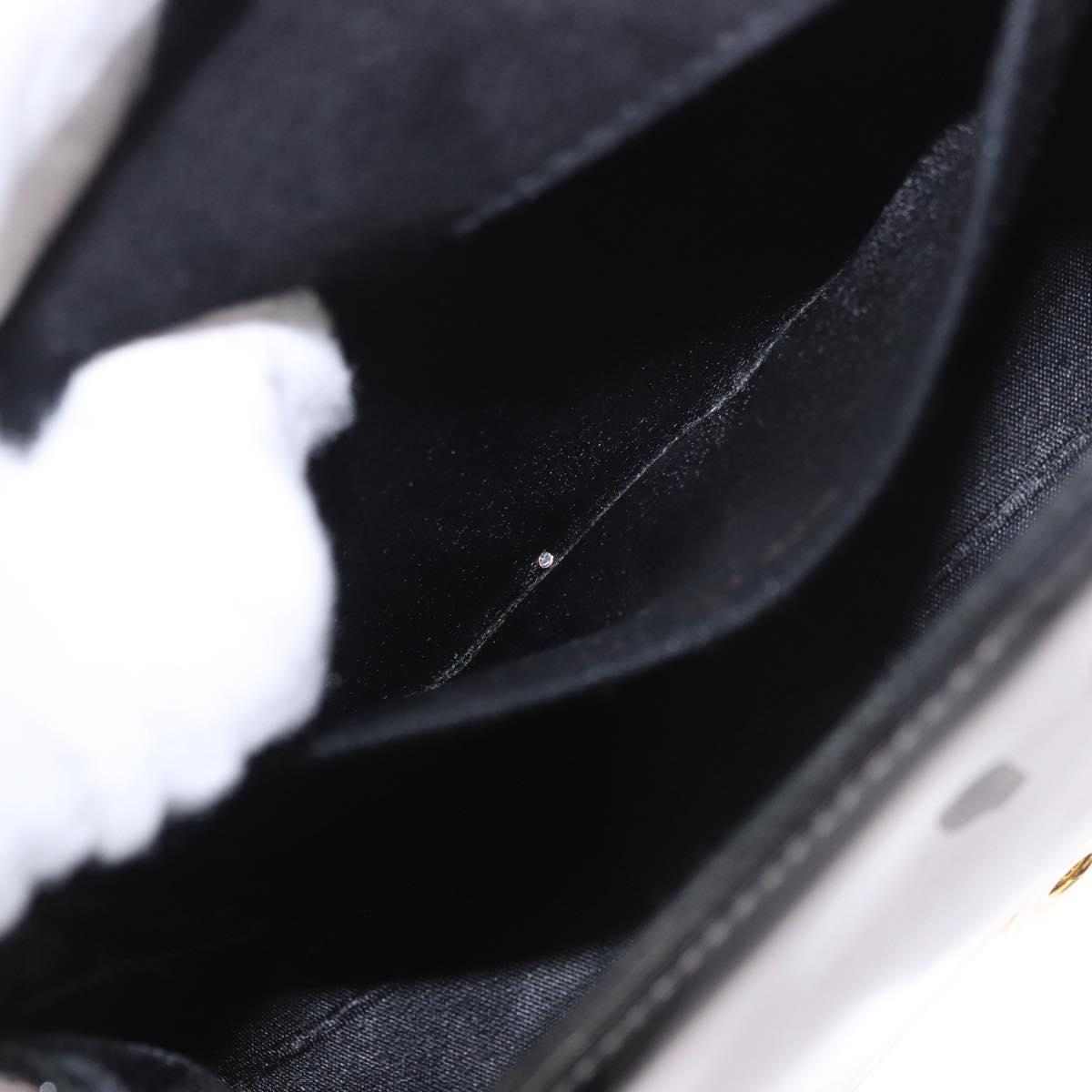 Gucci Patent Black Bamboo Handbag