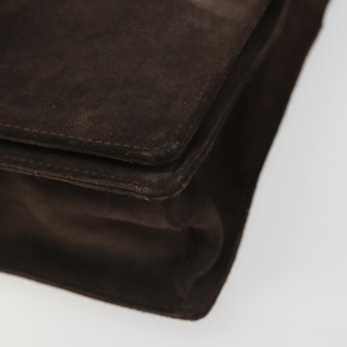 Gucci Brown Suede Shoulder Bag