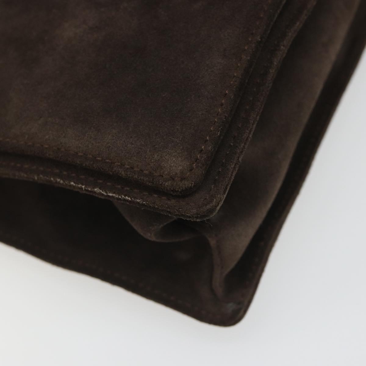 Gucci Brown Suede Shoulder Bag