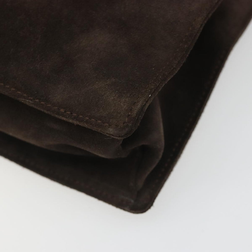 Gucci Brown Suede Shoulder Bag