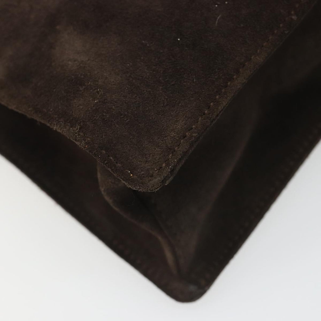 Gucci Brown Suede Shoulder Bag