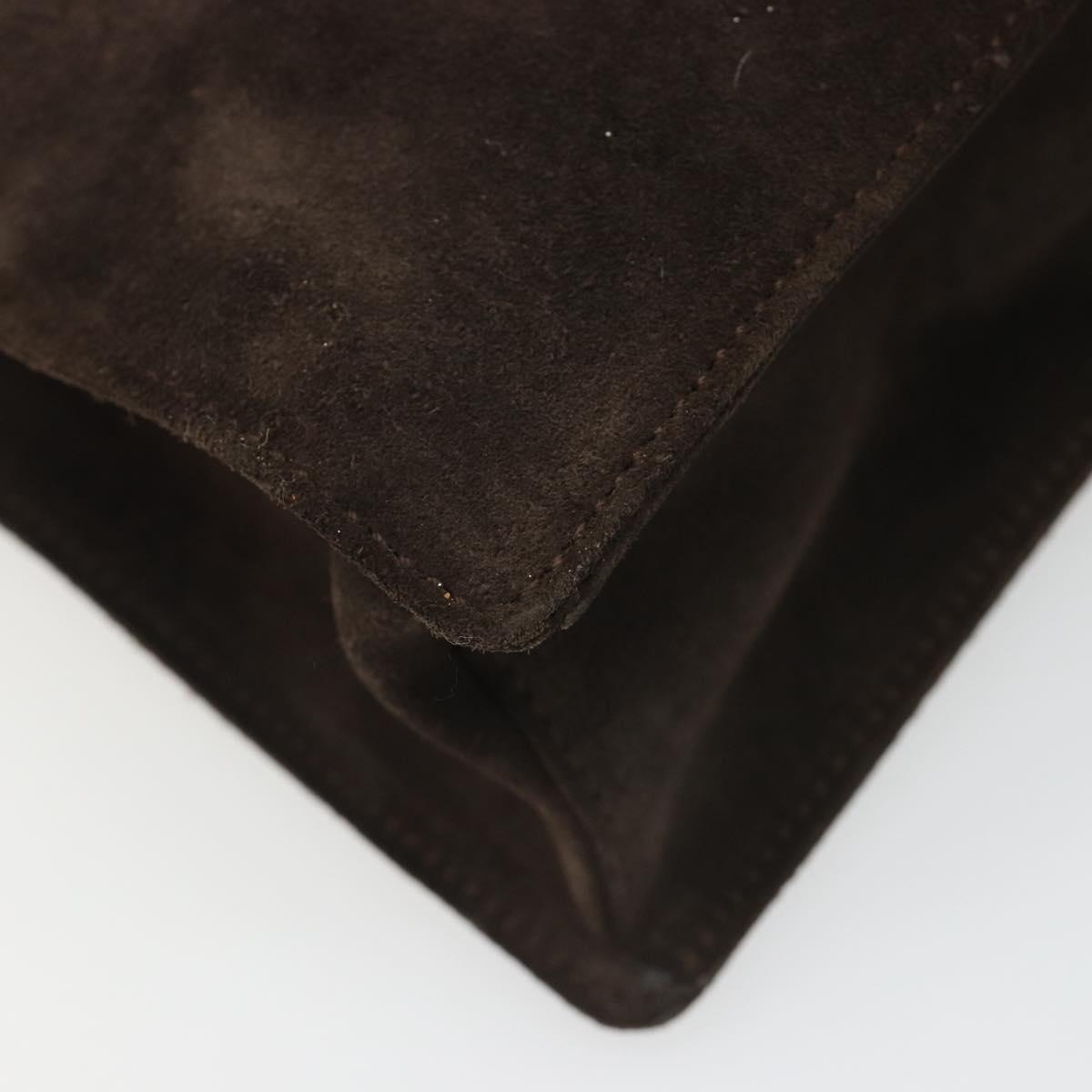 Gucci Brown Suede Shoulder Bag
