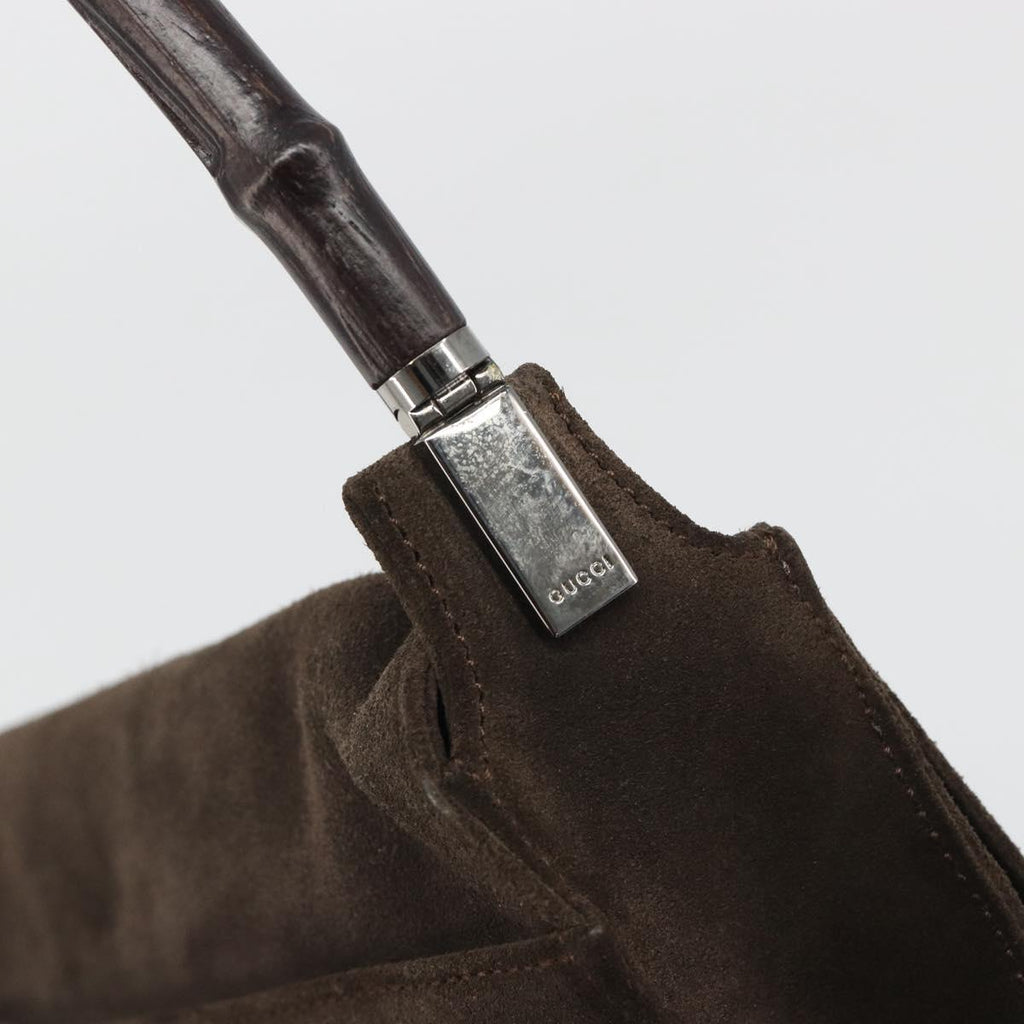 Gucci Brown Suede Shoulder Bag