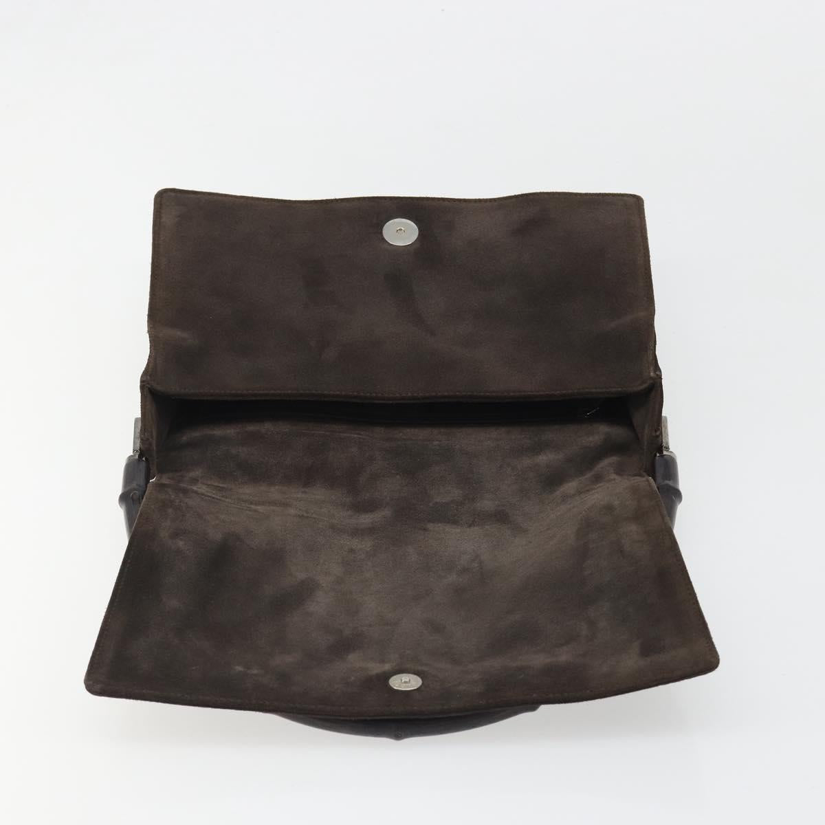 Gucci Brown Suede Shoulder Bag