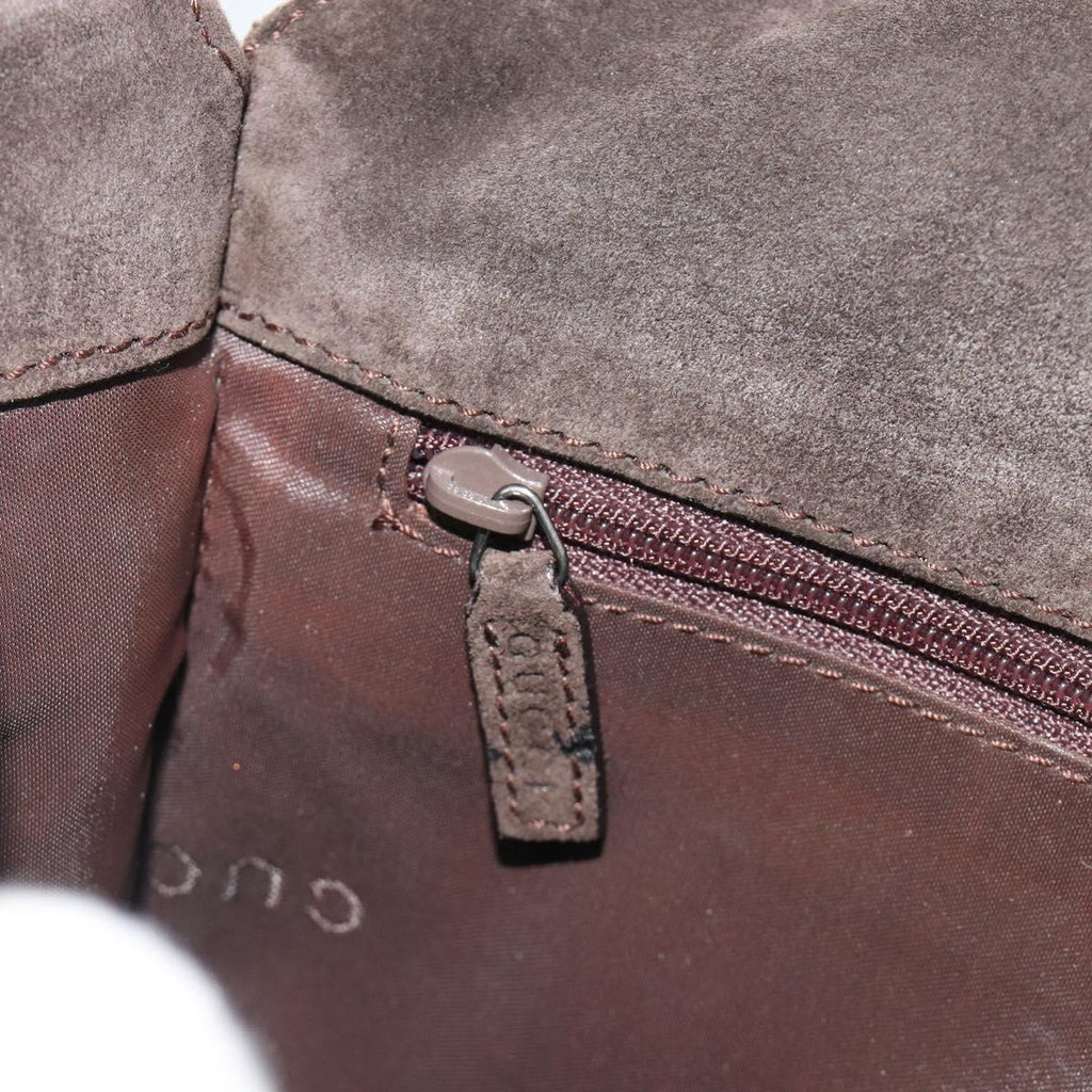 Gucci Brown Suede Shoulder Bag