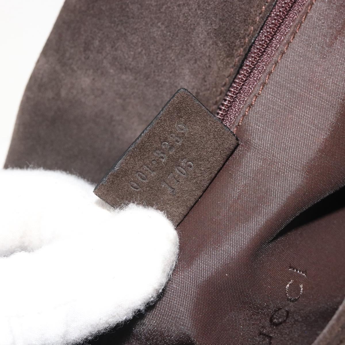 Gucci Brown Suede Shoulder Bag