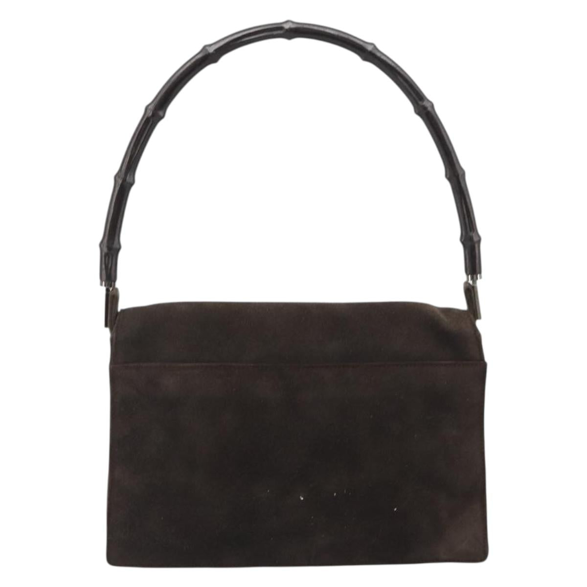 Gucci Brown Suede Shoulder Bag