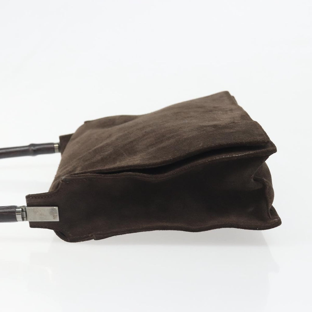 Gucci Brown Suede Shoulder Bag