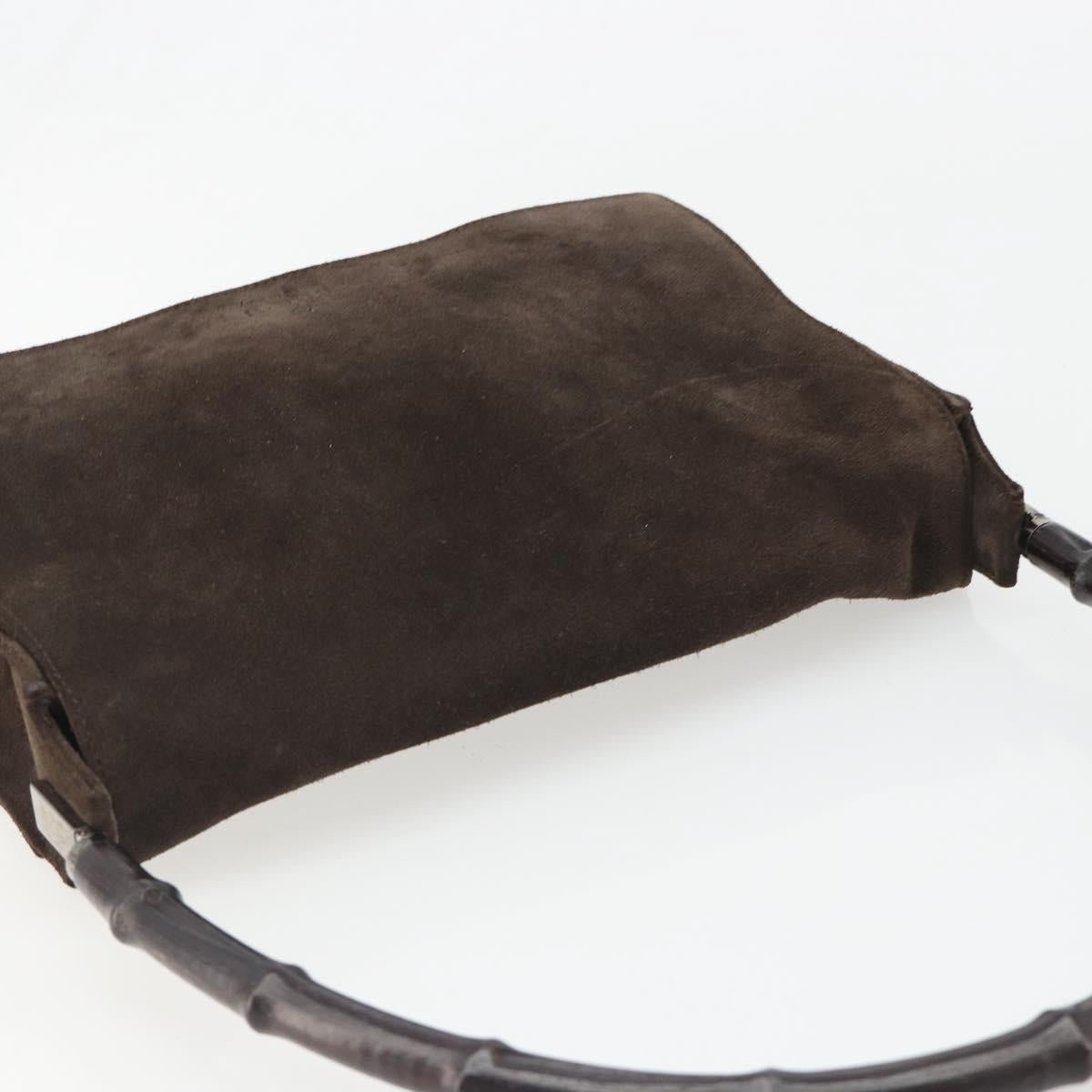 Gucci Brown Suede Shoulder Bag