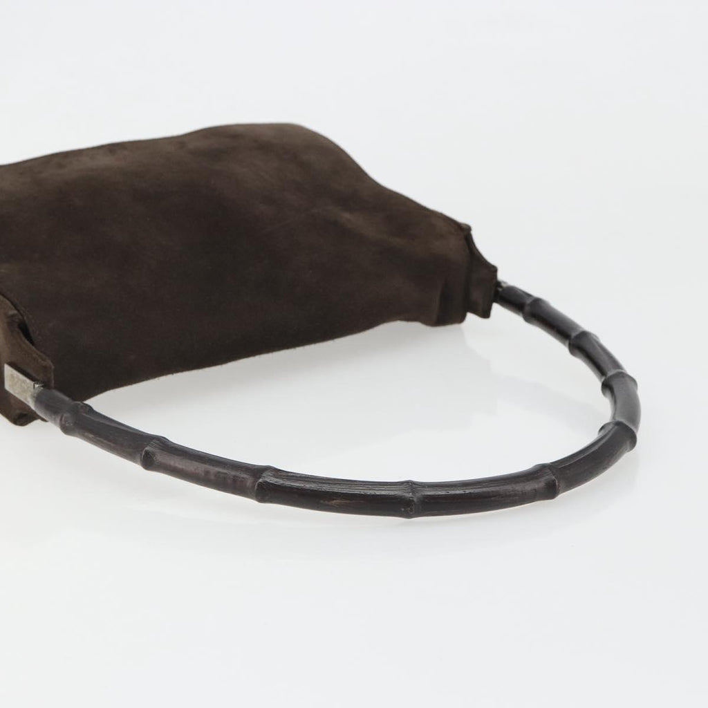 Gucci Brown Suede Shoulder Bag