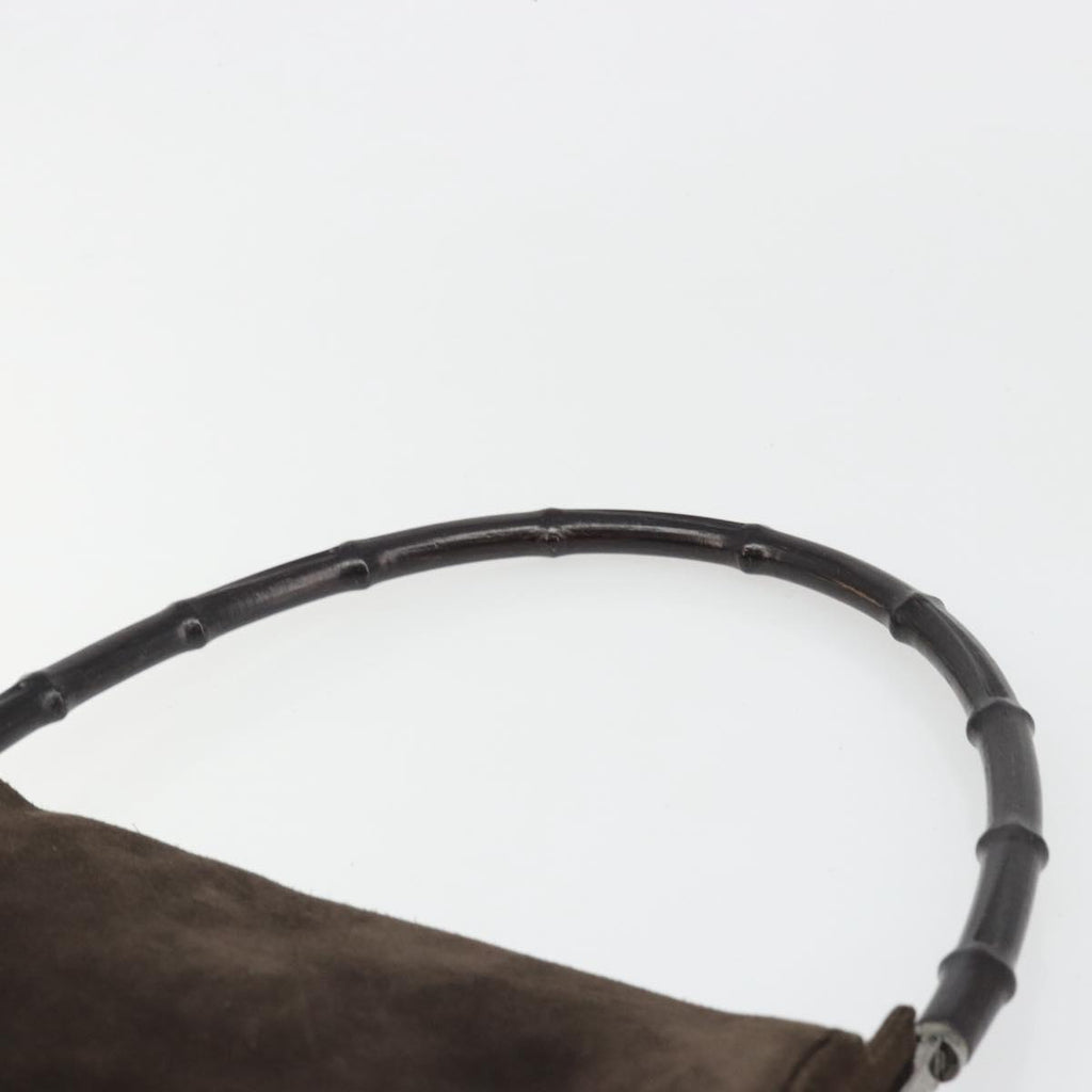 Gucci Brown Suede Shoulder Bag
