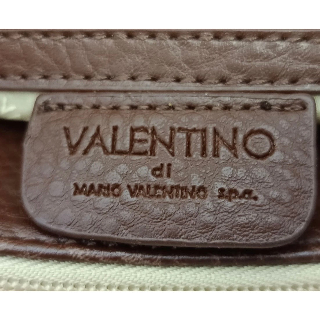 Valentino Cream Studded Tote