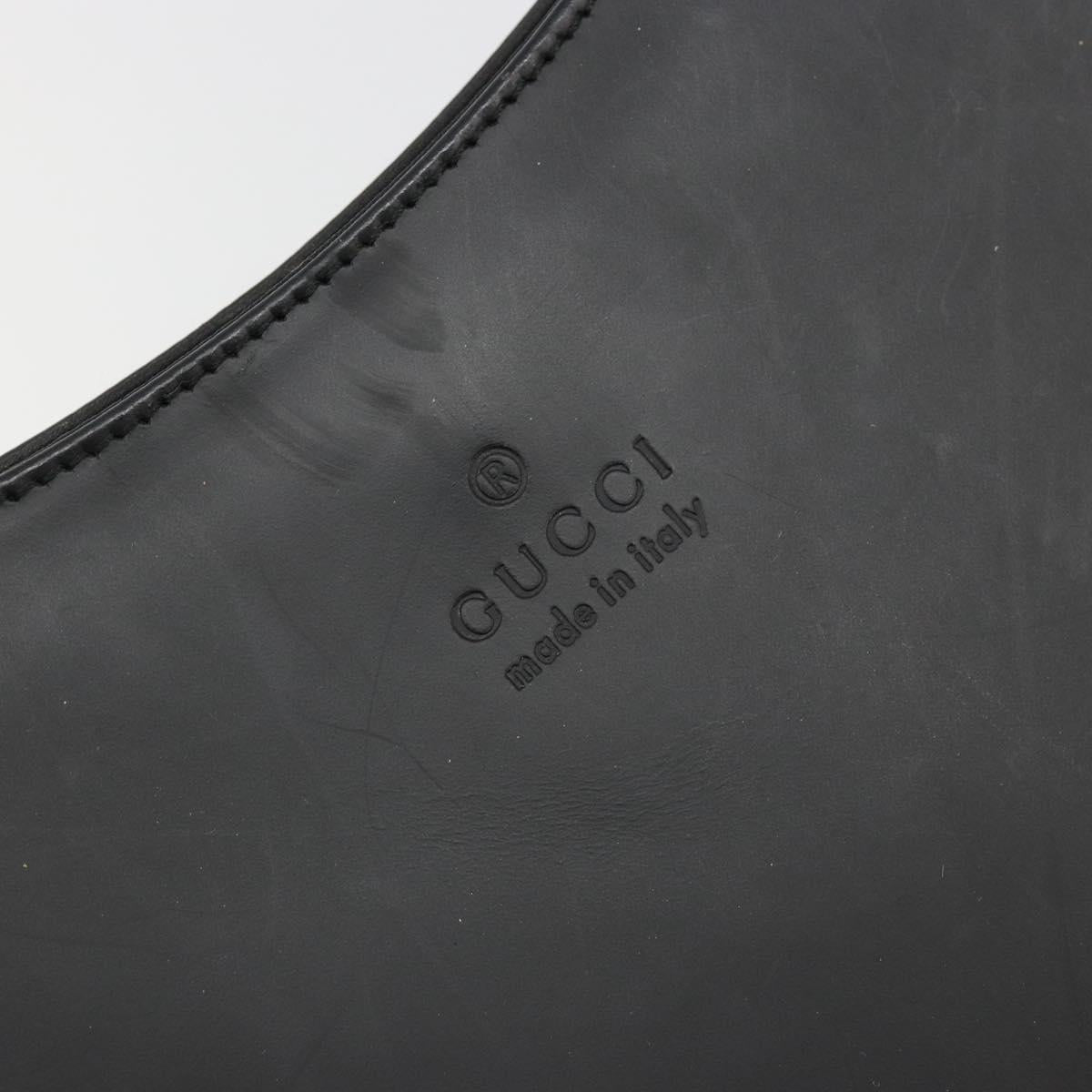 Gucci Tom Ford Black Leather Hobo Bag