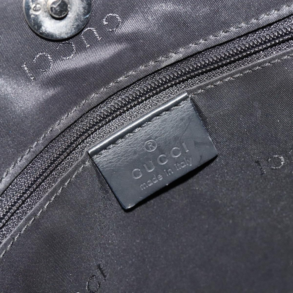 Gucci Tom Ford Black Leather Hobo Bag