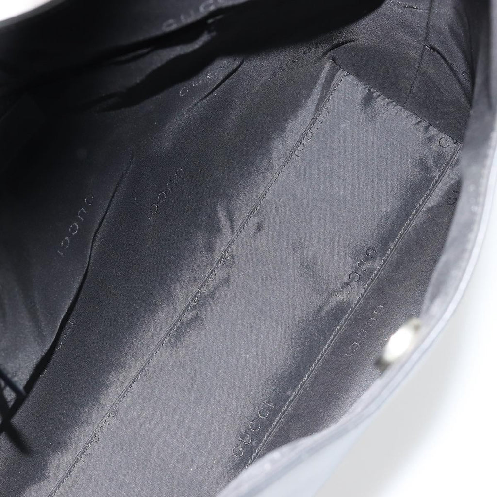 Gucci Tom Ford Black Leather Hobo Bag