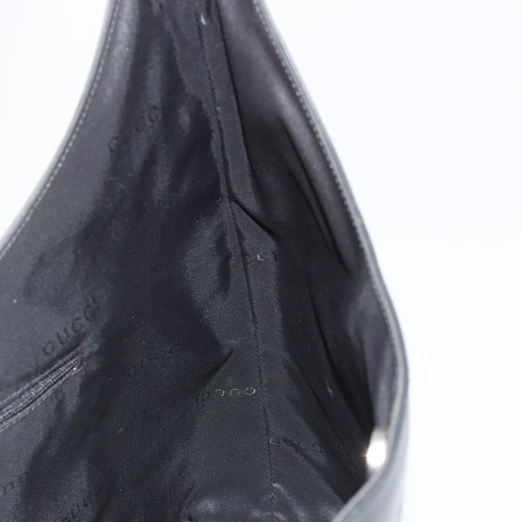 Gucci Tom Ford Black Leather Hobo Bag
