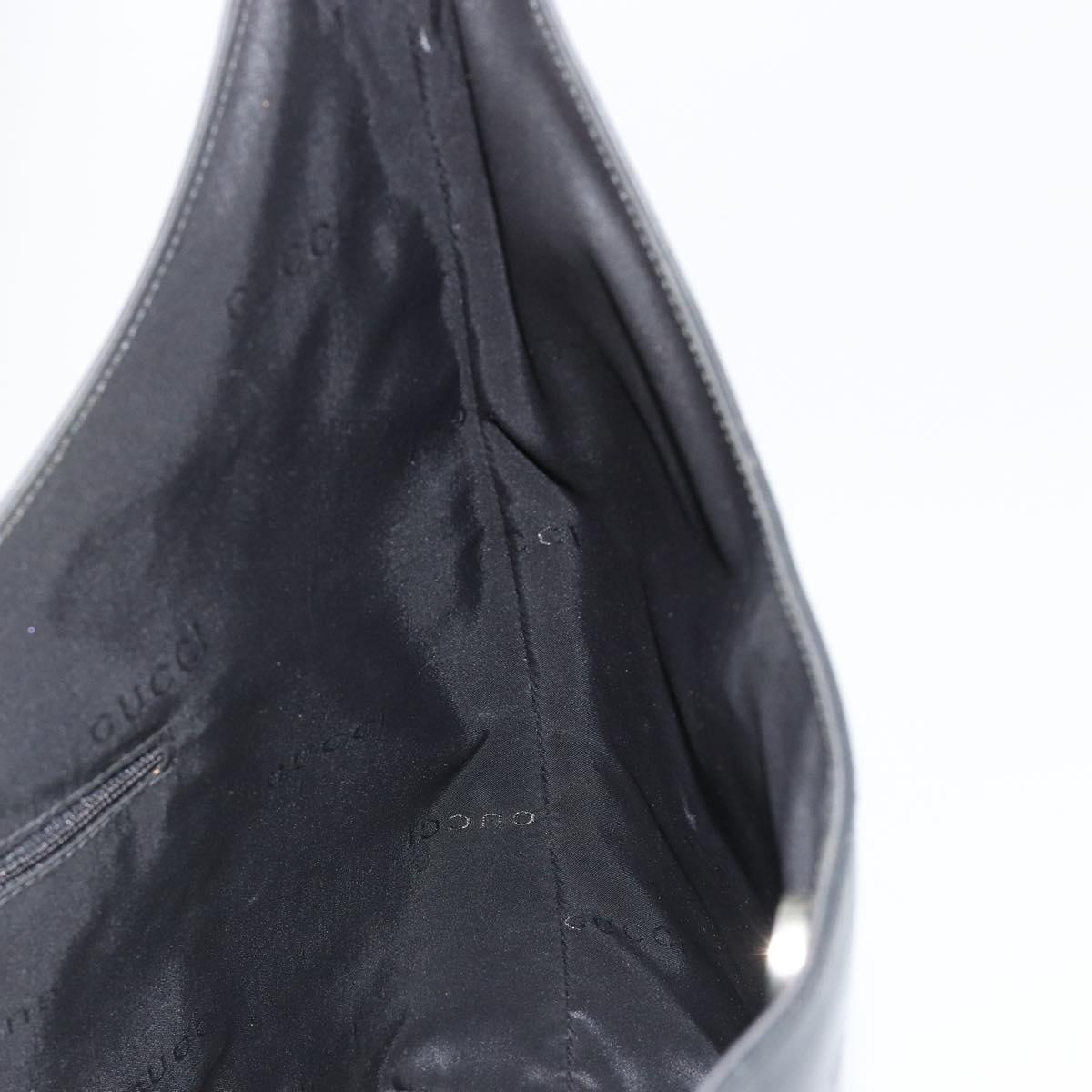 Gucci Tom Ford Black Leather Hobo Bag