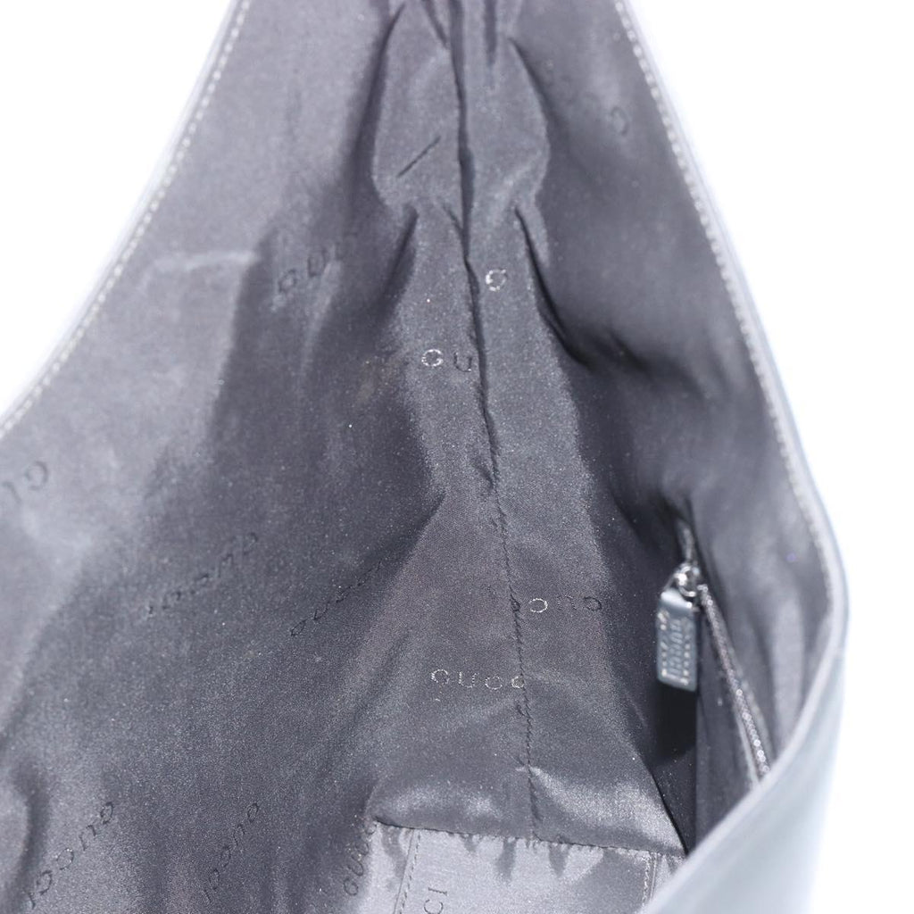 Gucci Tom Ford Black Leather Hobo Bag